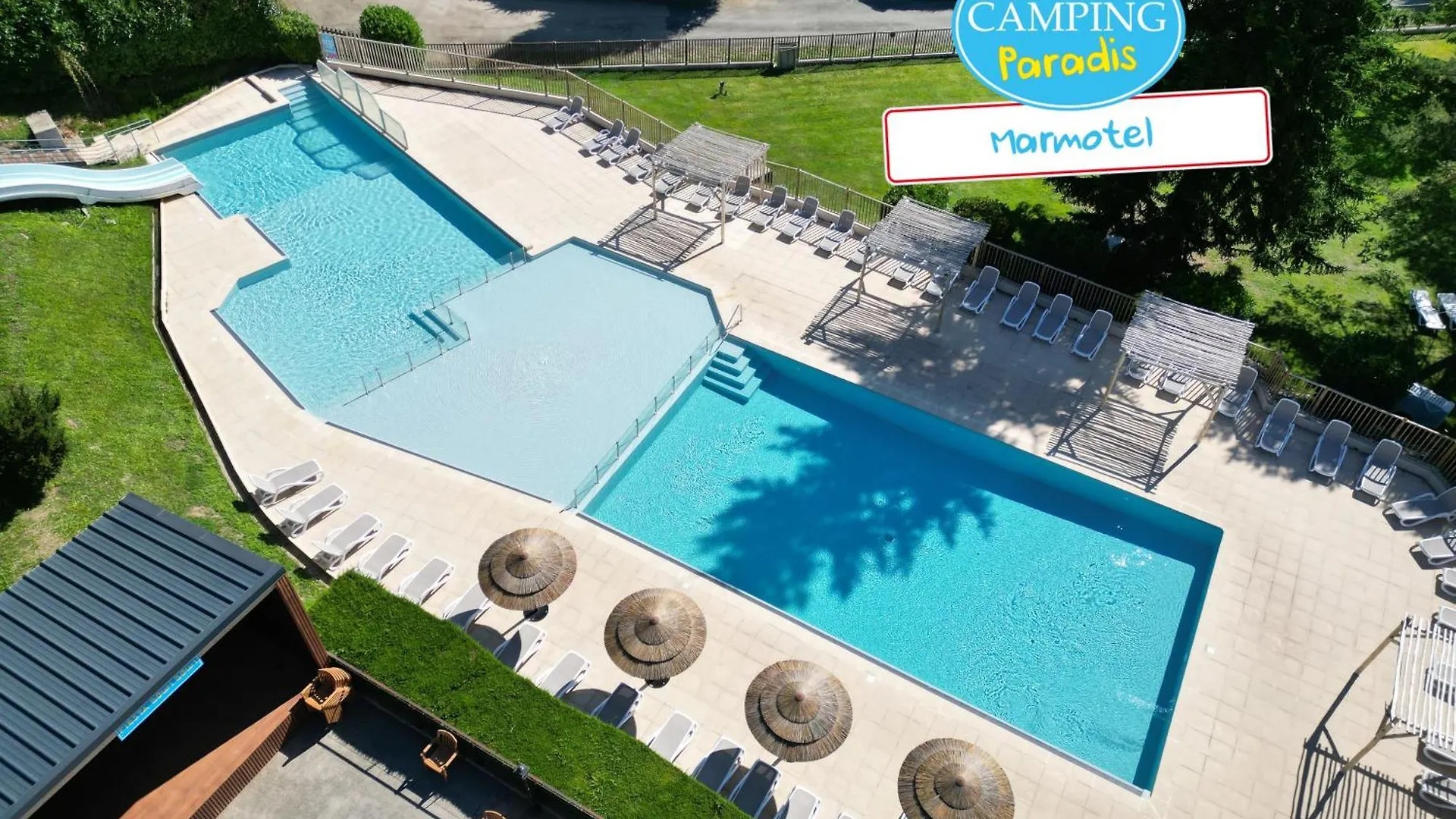 Camping Paradis Marmotel location